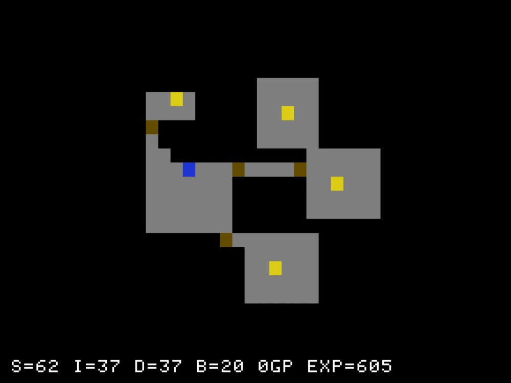 Screenshot of Beneath Apple Manor for Apple II